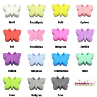 Silikonmotivperle Schmetterling